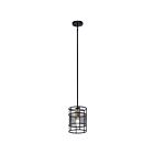 Mini suspendu Kichler Piston 43597BK 1-lumière 75W noir