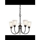 Lustre à 1 étage à LED Kichler Jolie 43638OZL18 5-lumières 10W vieux bronze