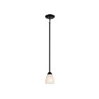 Kichler 43640BK Jolie 1-Lumière 100W Noir Suspendu