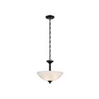 Kichler 43641BK Jolie 2-Lumières 100W Noir Suspendu