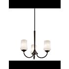 Lustre à 1 étage à LED Kichler Aubrey 43664OZL18 3-lumières 10W vieux bronze