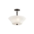 Plafonnier semi-encastré Kichler Aubrey 43669OZ 3-lumières 100W vieux bronze
