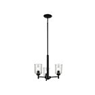 Kichler 43670BKCLR 3-Lumières 300W Noir Lustre