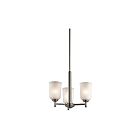 Mini Chandelier Kichler Shailene 43670NI 3-lumières 100W nickel brossé