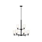 Chandelier Kichler Shailene 43672BK 9-lumières 900W Noir