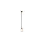 Mini suspendu Kichler Shailene 43674NI 1-lumière 100W nickel brossé