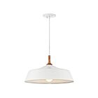 Suspendu Kichler Danika 43683WH 1-lumière 100W blanc
