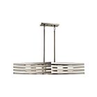 Lustre linéaire Kichler Realta 43687NI 5-lumières 50W nickel brossé