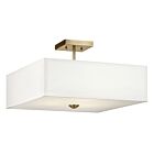 Kichler 43693NBR 3-Lights Shailene  225W Plafonnier semi encastré 