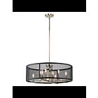 Lustre rond Kichler Titus 43715PN 8-lumières 60W nickel poli