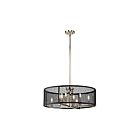 Lustre rond Kichler Titus 43715PN 8-lumières 60W nickel poli
