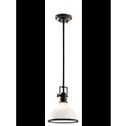 Mini suspendu Kichler Hatteras 43764OZ 1-lumière 100W vieux bronze