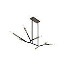 Lustre à 1 étage Kichler Branches 43795BK 7-lumières 60W noir