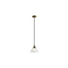 Mini suspendu Kichler Avery 43850NBR 1-lumière 100W laiton naturel