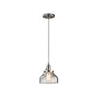 Mini suspendu Kichler Avery 43850NI 1-lumière 100W nickel brossé
