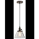Mini suspendu Kichler Avery 43851OZ 1-lumière 100W vieux bronze