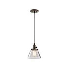 Mini suspendu Kichler Avery 43851OZ 1-lumière 100W vieux bronze