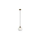 Mini suspendu Kichler Avery 43852NBR 1-lumière 100W laiton naturel