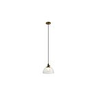 Mini suspendu Kichler Avery 43853NBR 1-lumière 100W laiton naturel