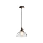 Mini suspendu Kichler Avery 43853OZ 1-lumière 100W vieux bronze