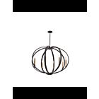 Lustre rond Kichler Elata 43872OZ 8-lumières 60W vieux bronze