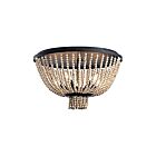 Plafonnier Kichler Brisbane 43893DBK 5-lumières 60W noir vieilli