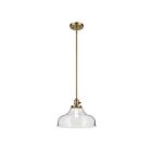 Kichler 43906NBR 1-Lumière 40W Laiton naturel Suspendu