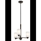 Mini Chandelier Kichler Joelson 43922OZ 3-lumières 100W vieux bronze