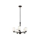 Lustre à 1 étage Kichler Joelson 43923OZ 5-lumières 100W vieux bronze