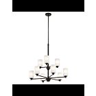 Lustre à 2 étages à LED Kichler Joelson 43924OZL18 9-lumières 10W vieux bronze