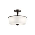 Plafonnier à LED Kichler Joelson 43926OZL18 3-lumières 10W vieux bronze