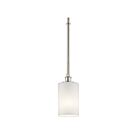 Mini suspendu Kichler Joelson 43927NI 1-lumière 100W nickel brossé