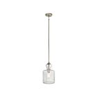 Suspendu Kichler Riviera 43954NI 1-lumière 100W nickel brossé