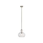 Suspendu Kichler Riviera 43955NI 1-lumière 100W nickel brossé