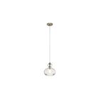 Mini suspendu Kichler Riviera 43956NI 1-lumière 75W nickel brossé
