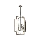 Lustre de foyer Kichler Downtown 43966PN 8-lumières 60W nickel poli