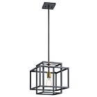 Suspendu Kichler Taubert 43982BK 1-lumière 100W noir