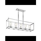 Lustre linéaire Kichler Crosby 43995CH 5-lumières 60W chrome