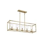 Kichler 43995NBR 5-Lumières 300W Laiton naturel Lustre