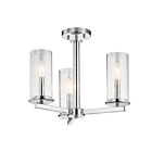 Lustre à 1 étage Kichler Crosby 43997CH 3-lumières 60W chrome
