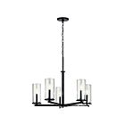 Lustre à 1 étage Kichler Crosby 43999BK 5-lumières 60W noir