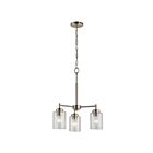 Mini Chandelier Kichler Winslow 44029NI 3-lumières 75W nickel brossé
