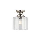 Plafonnier semi-encastré Kichler Winslow 44033NI 1-lumière 75W nickel brossé