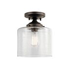 Plafonnier semi-encastré Kichler Winslow 44033OZ 1-lumière 75W vieux bronze