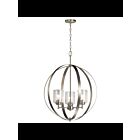 Lustre à 1 étage Kichler Winslow 44034NI 3-lumières 75W nickel brossé