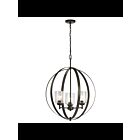 Lustre à 1 étage Kichler Winslow 44034OZ 3-lumières 75W vieux bronze