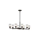 Lustre à 1 étage Kichler Winslow 44035OZ 8-lumières 75W vieux bronze