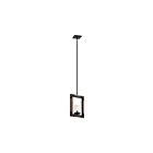Mini suspendu Kichler Marimount 44045AUB 1-lumière 60W teint châtain