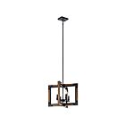 Lustre à 1 étage Kichler Marimount 44046AUB 4-lumières 60W teint châtain