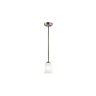 Mini suspendu Kichler Tao 44053NI 1-lumière 75W nickel brossé